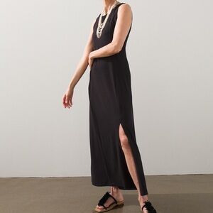 Chicos Sleeveless Knit Maxi Long Dress Size 3 C9